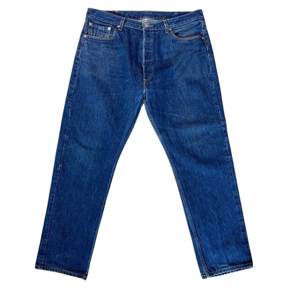 Vintage Levis 501 Button Fly Jeans Size 40x32 - Picture 1 of 9